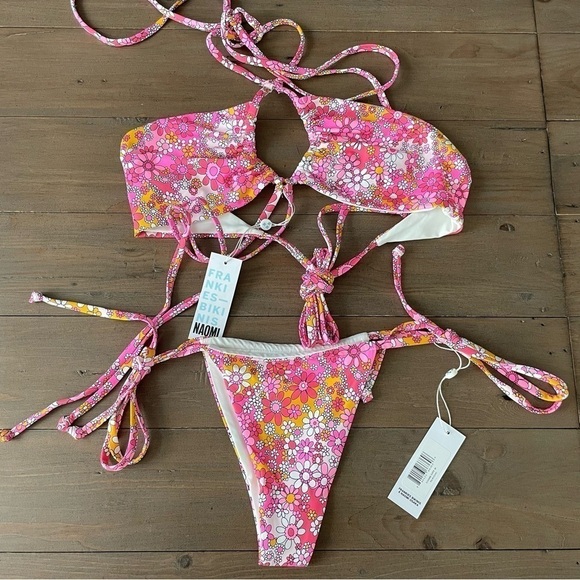 Frankies Bikinis x Naomi Osaka collection sweet pea bikini set NWT - Picture 6 of 10